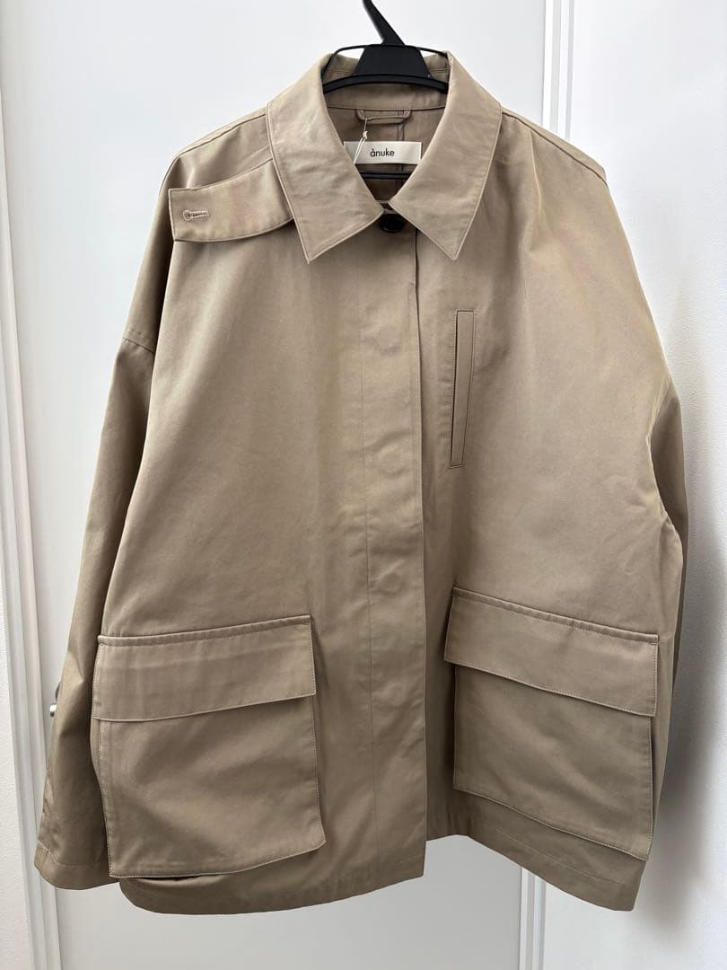 【値下不可】【新品未使用】anuke Over Half Coat 38ベージュ