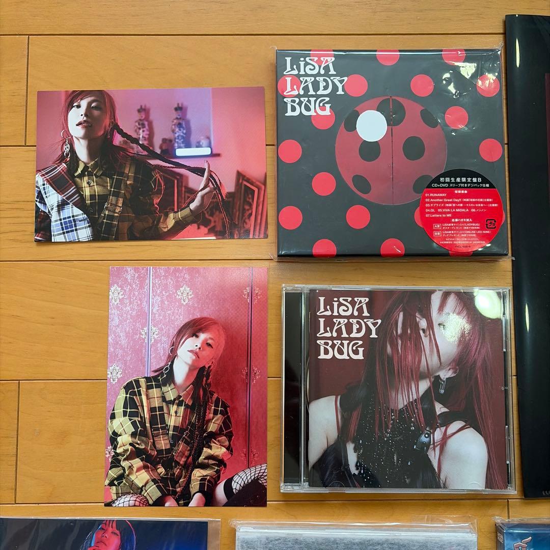 LiSA CD特典付　LADYBUG 明け星白銀　dawn LEO-NiNE 炎