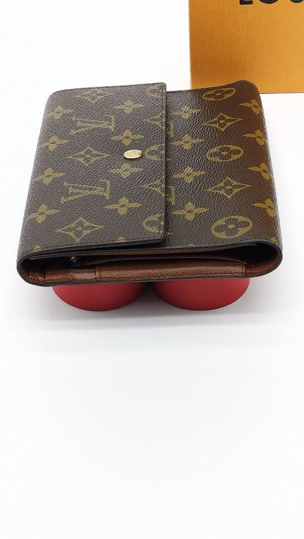 【美品】Louis Vuitton ポシェット、パスポール二つ折り財布