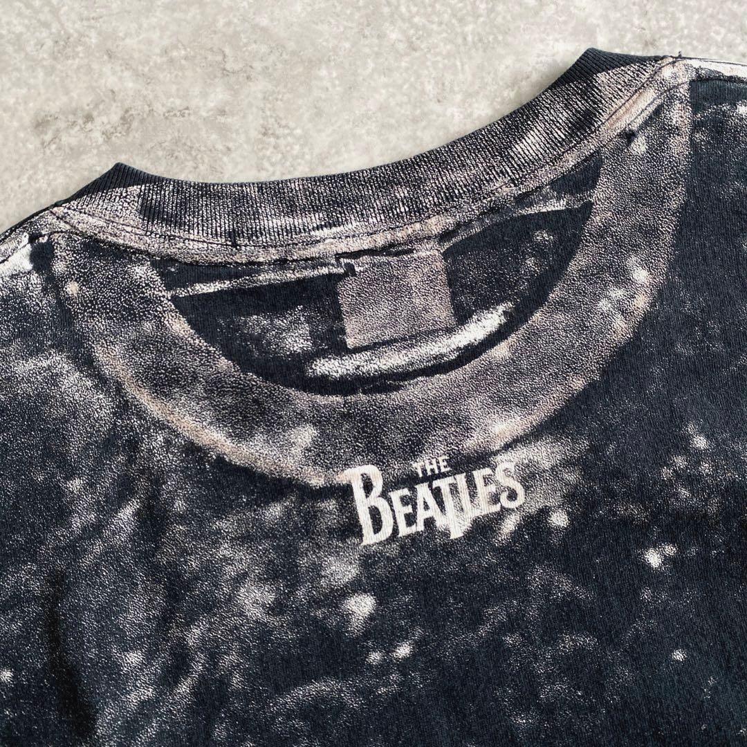 90s THE BEATLES ビートルズ プロモ Tシャツ 総柄 USA製