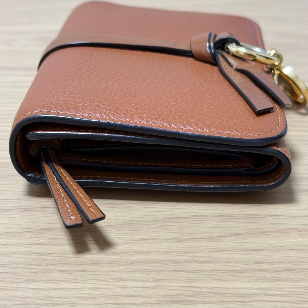 Chloé ブラウンレザー 二つ折り財布