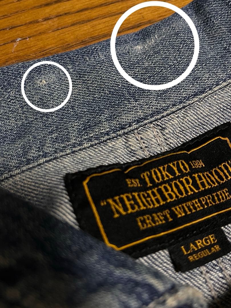 ネイバーフッド デニムコート カバーオール L デニム NEIGHBORHOOD