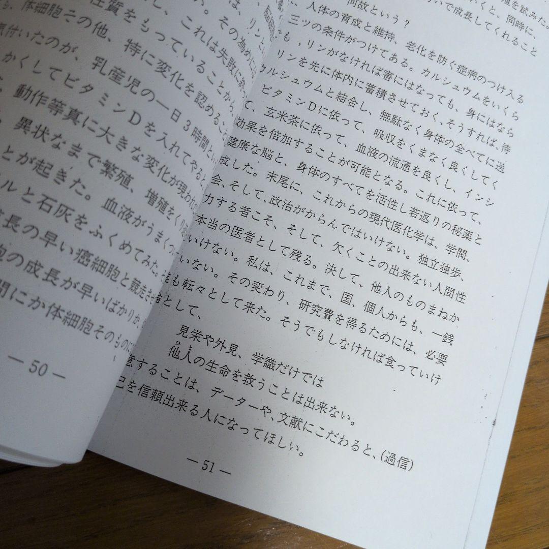 立石和 元祖野菜スープ強健法 生命の恵みへの招待　資料