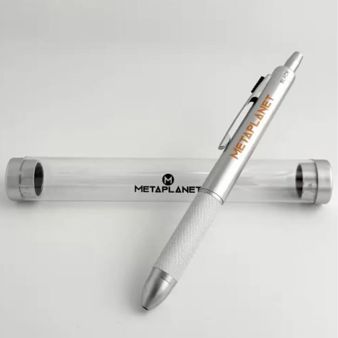 【未使用】メタプラネット　3点セット　キャップ(黒)×ミニマグ×ボイシャーペン