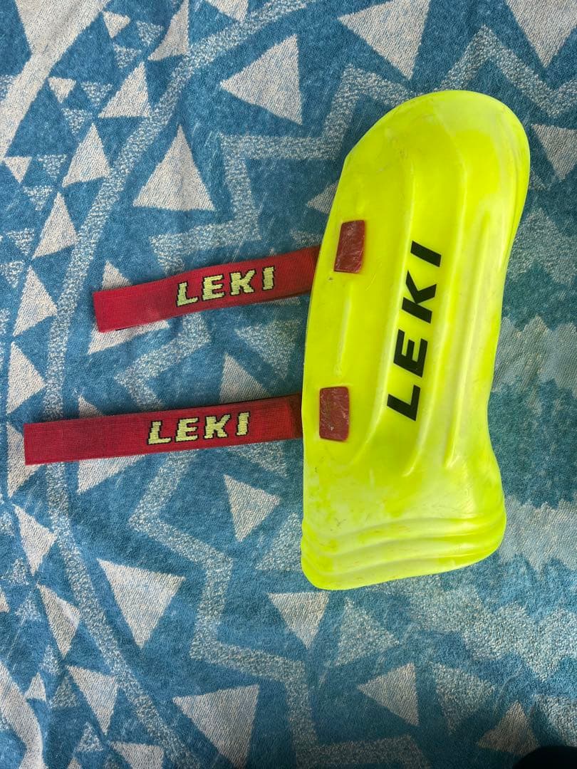 LEKI レキ　レガース　シンガード　アルペン　スキー　ジュニア