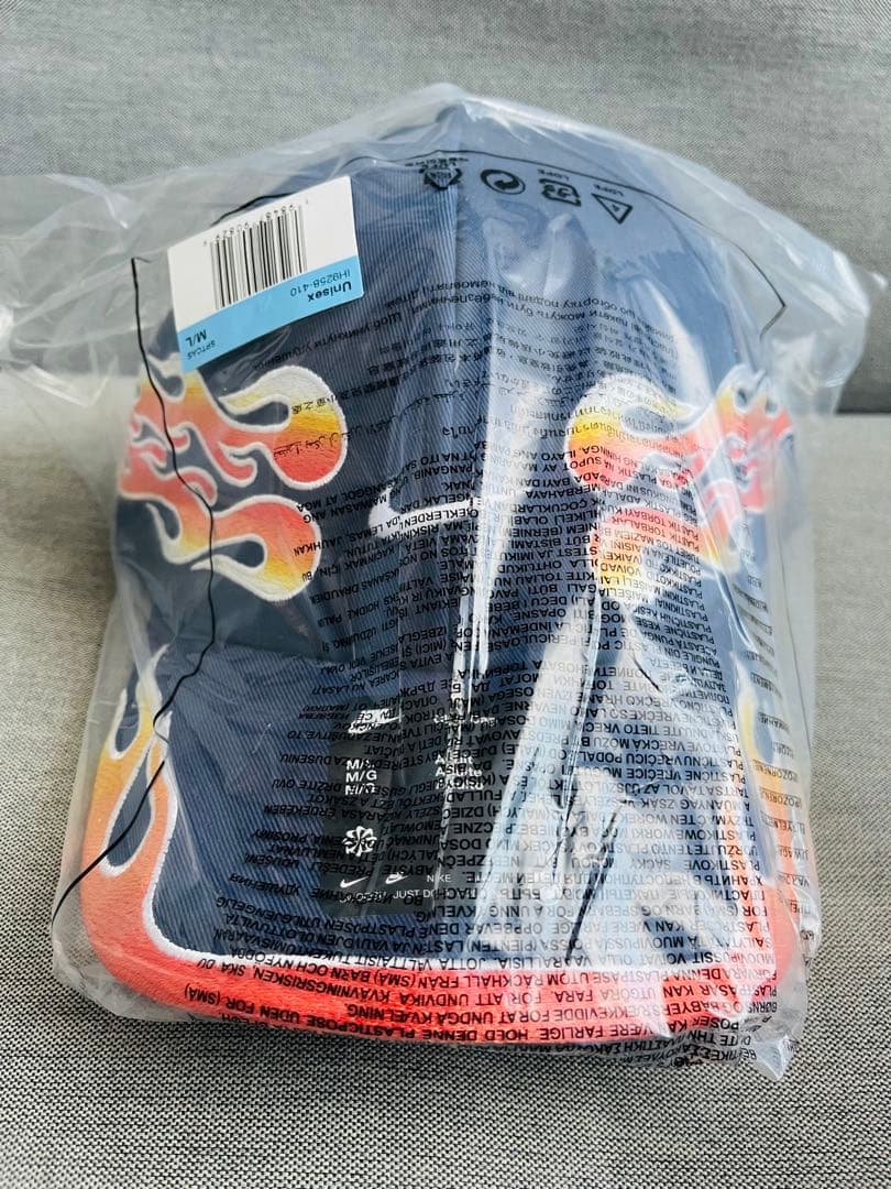 国内未発売☆NIKEフレイムクラブキャップネイビーM/Lサイズタグ付新品未開封品