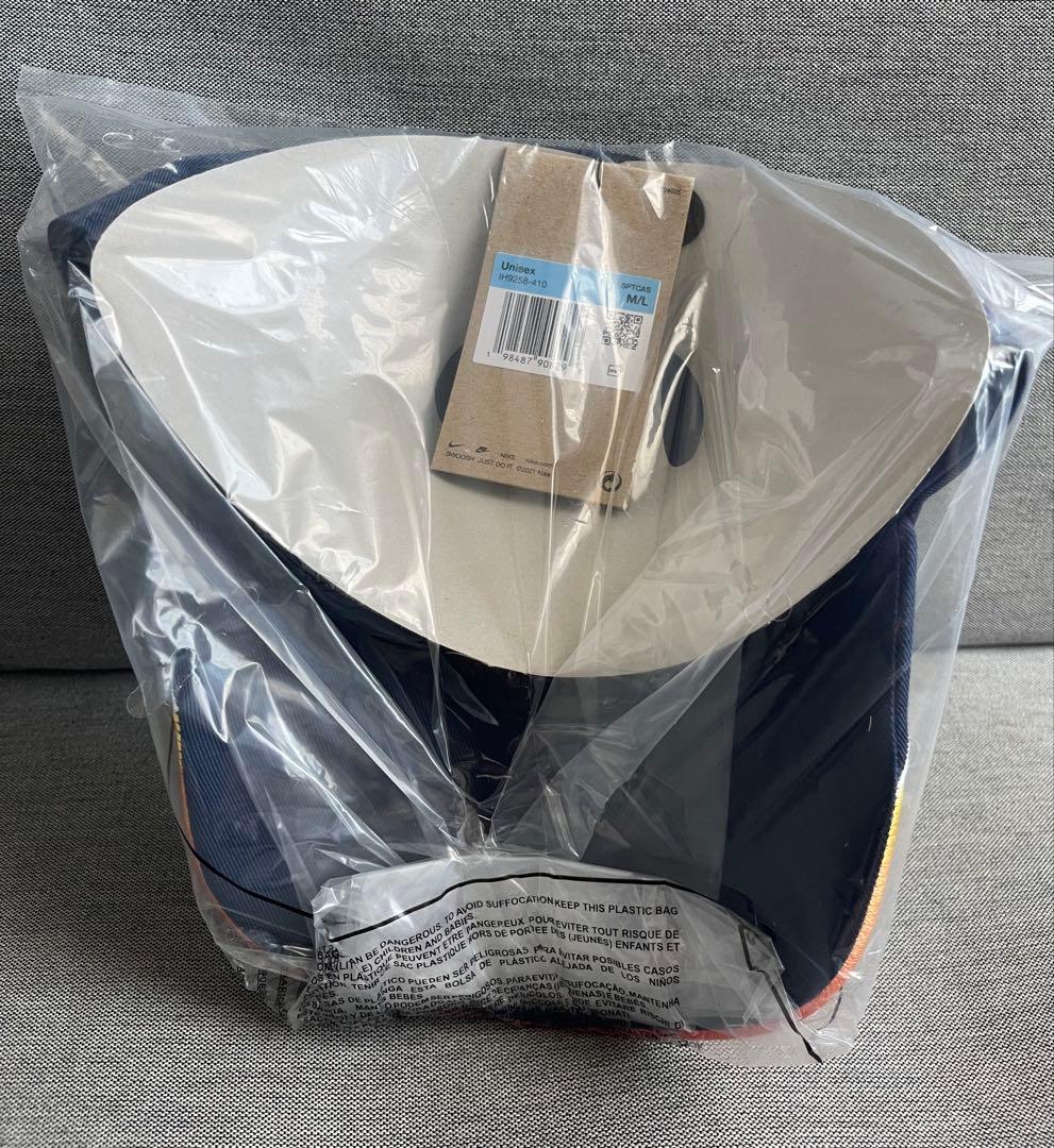 国内未発売☆NIKEフレイムクラブキャップネイビーM/Lサイズタグ付新品未開封品