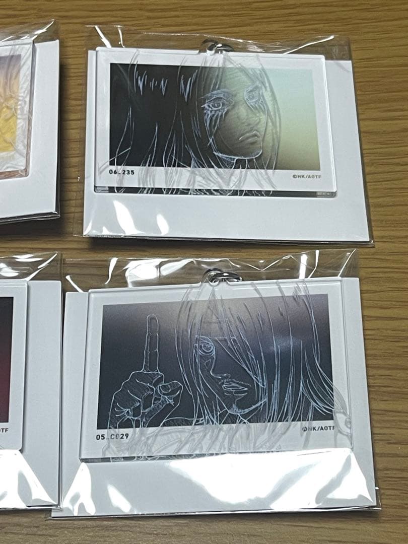 進撃の巨人 エレンBD原画アクリルキーホルダー コンプセット 2021