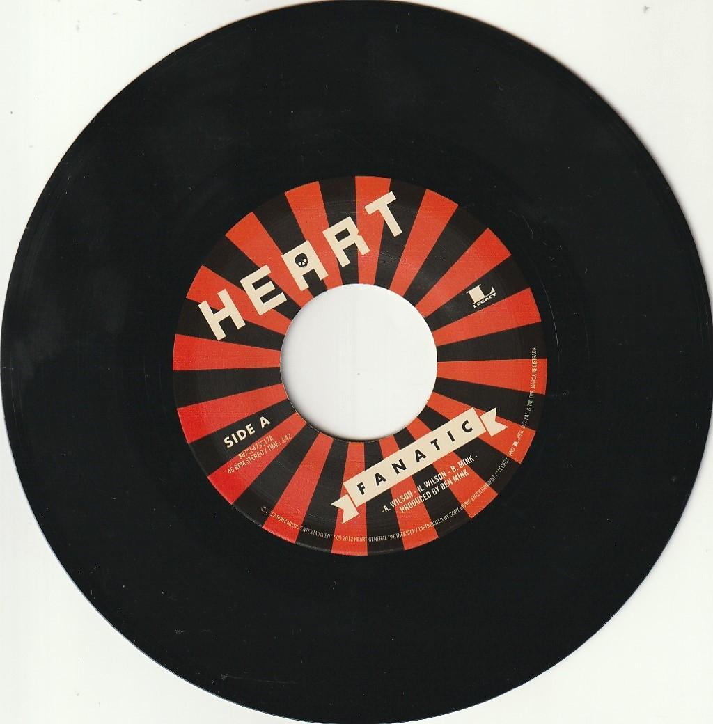 HEART　ハート　Fanatic / Barracuda　US盤 限定 7”