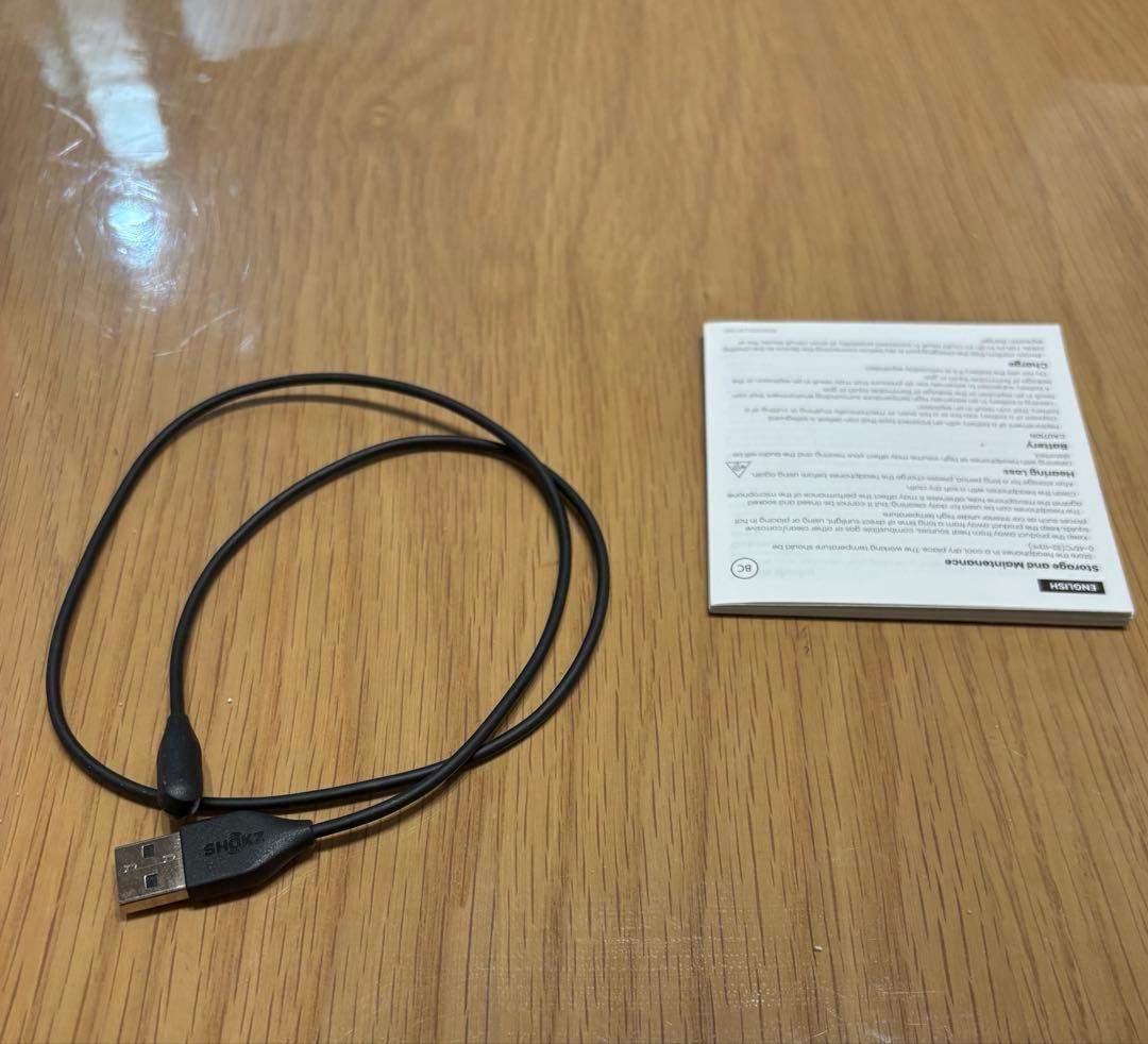 【美品】SHOKZ　ブルートゥースイヤホン 耳かけ型 骨伝導 OpenRun