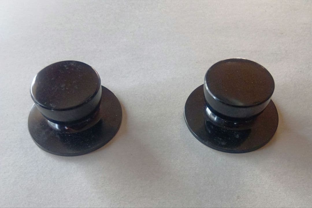 中古　チャッパ(手拍子)　4寸　重目　房3本、プラツマミ2個、オリジナルケース付