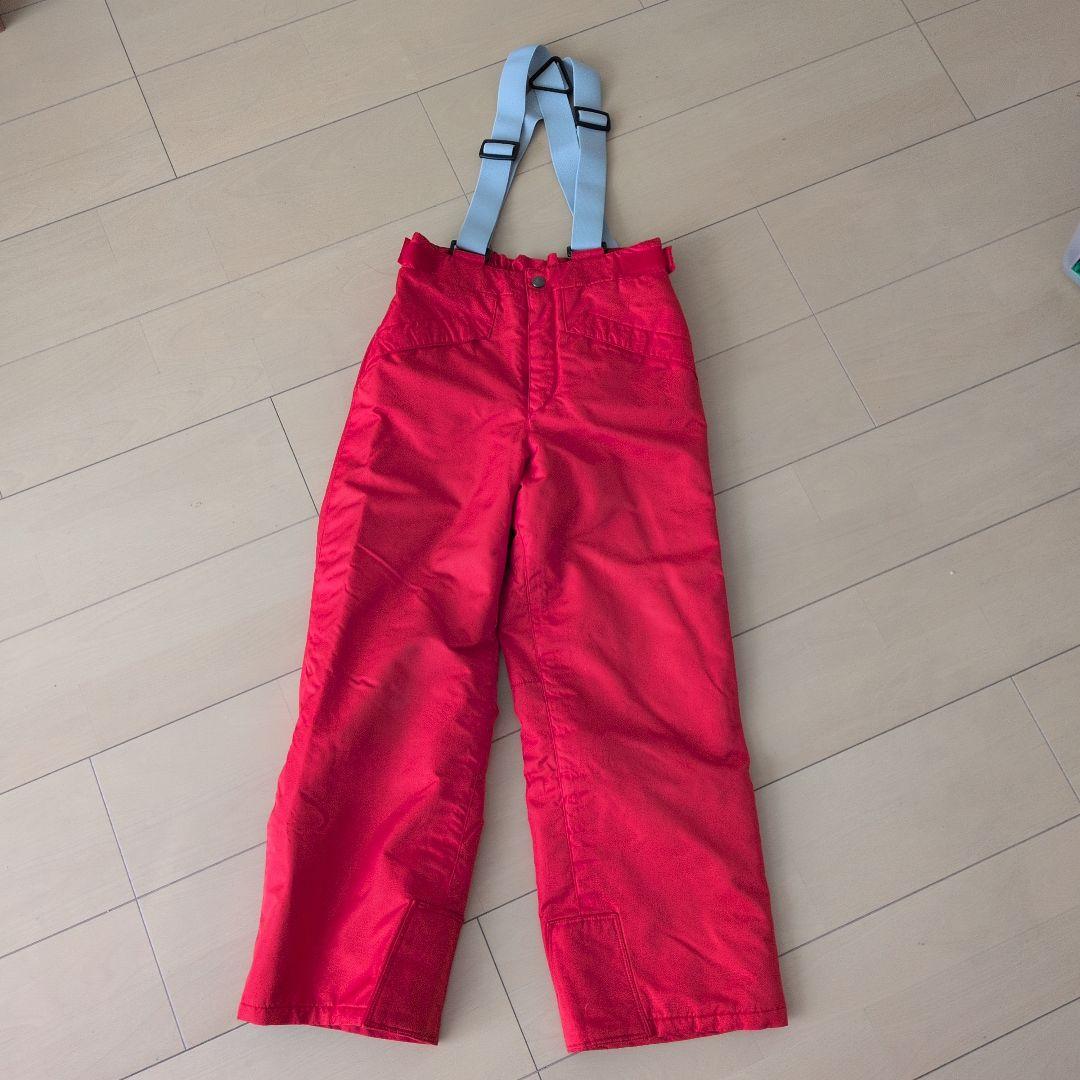 ROSSIGNOL 子ども用 スキーウェア 黒/赤　140cm 男女 防水加工済