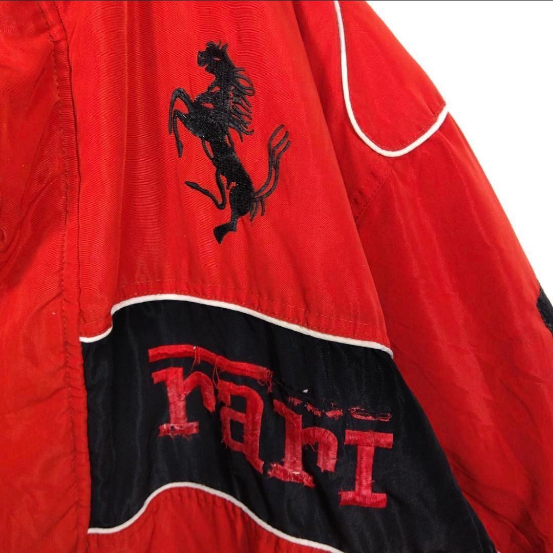 心*鈴様 【希少】Ferrari レッド ジャンパー　レーシングアウター