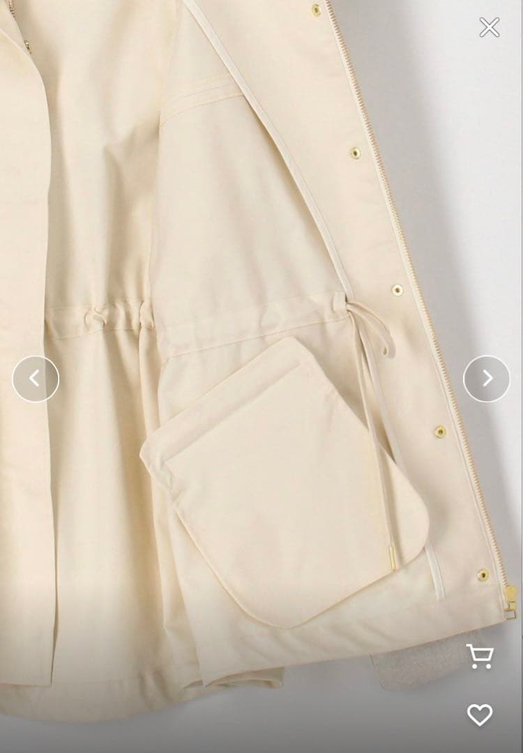 ★NOLLEY'S MICO COULIERドロストコートマウンテンパーカー★