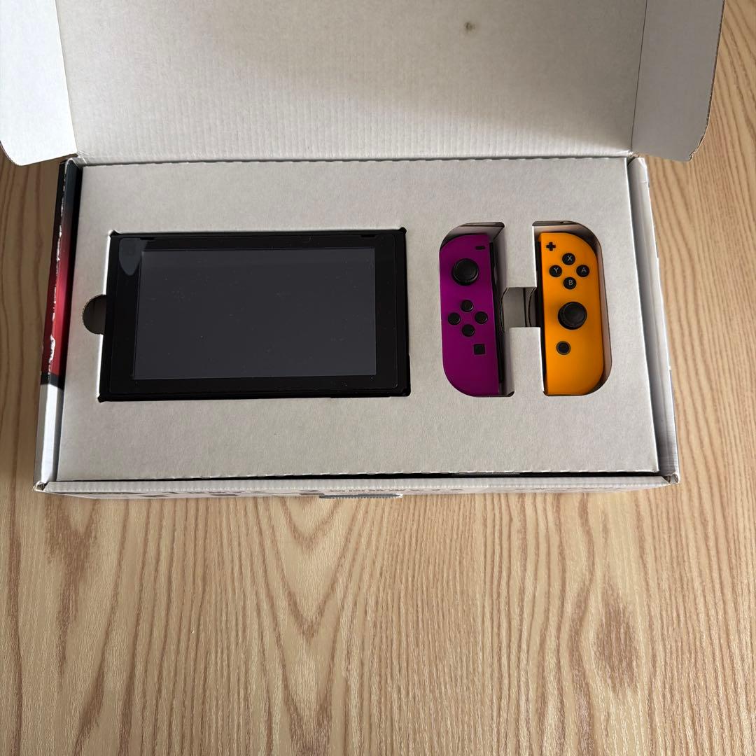 Nintendo Switch 本体 ブラック/パープル/オレンジ