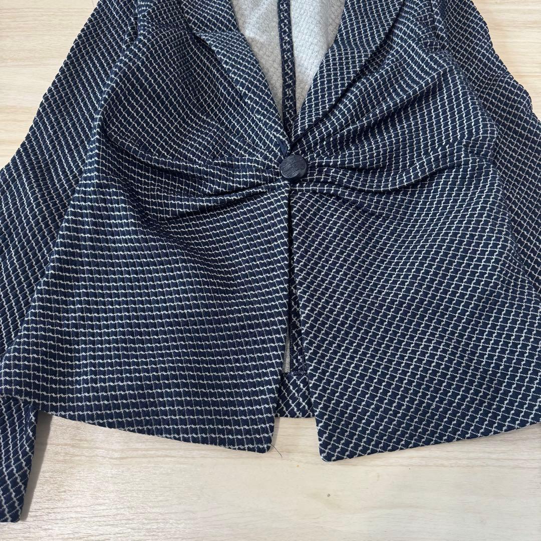 armani collezioni テーラードジャケット チェック 千鳥