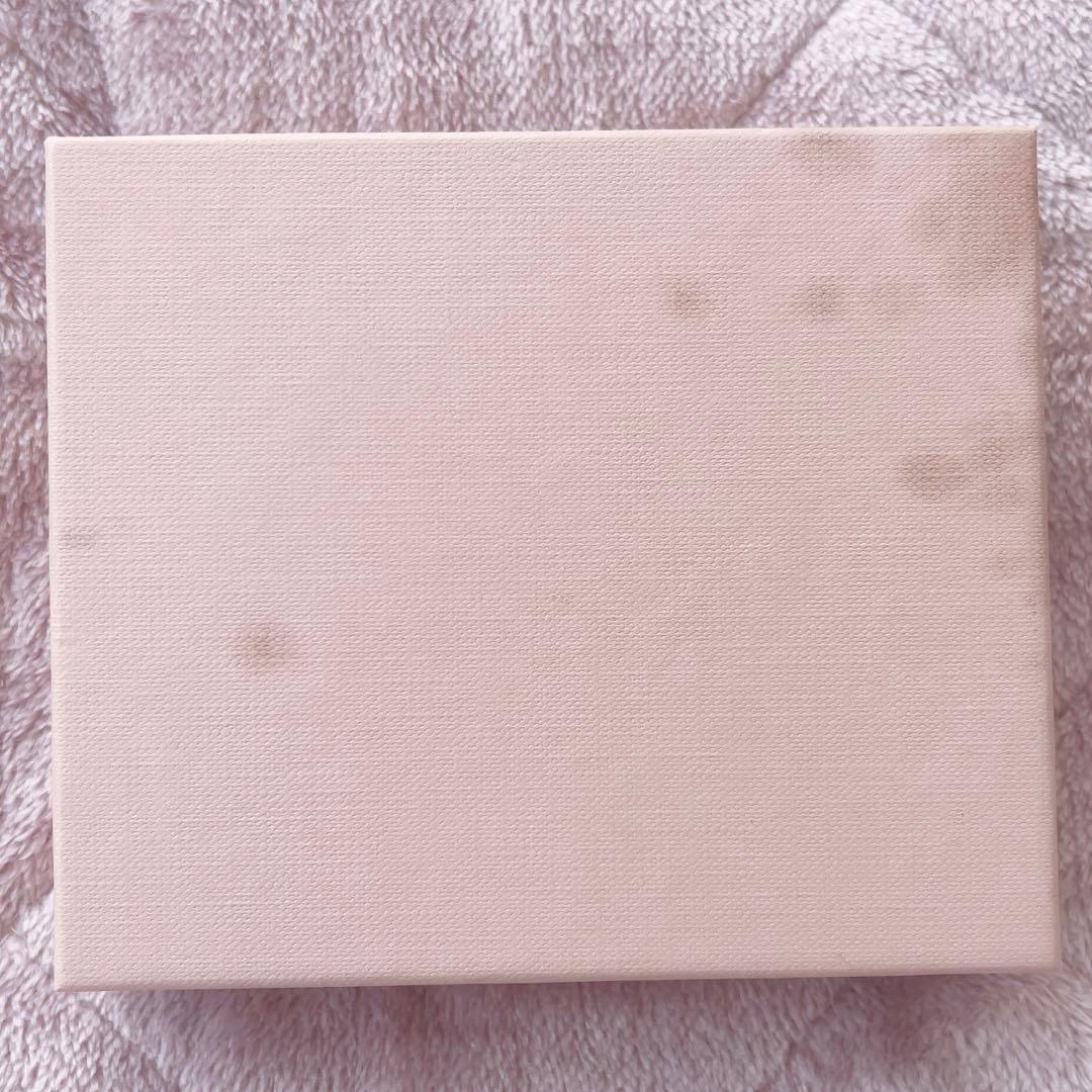 MIU MIU マテラッセ ビジュー 二つ折り財布 クリスタル ピンク