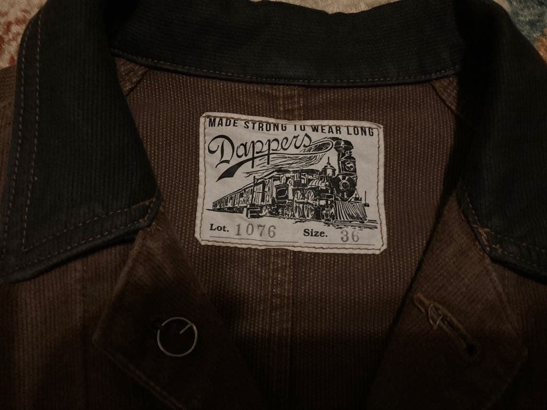 ダッパーズ　カバーオール　Dapper's ピケ　チェンジボタン　アメカジ