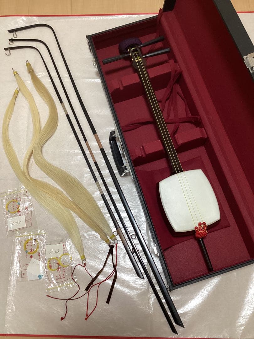 胡弓　ハードケース付き　弦楽器　和楽器