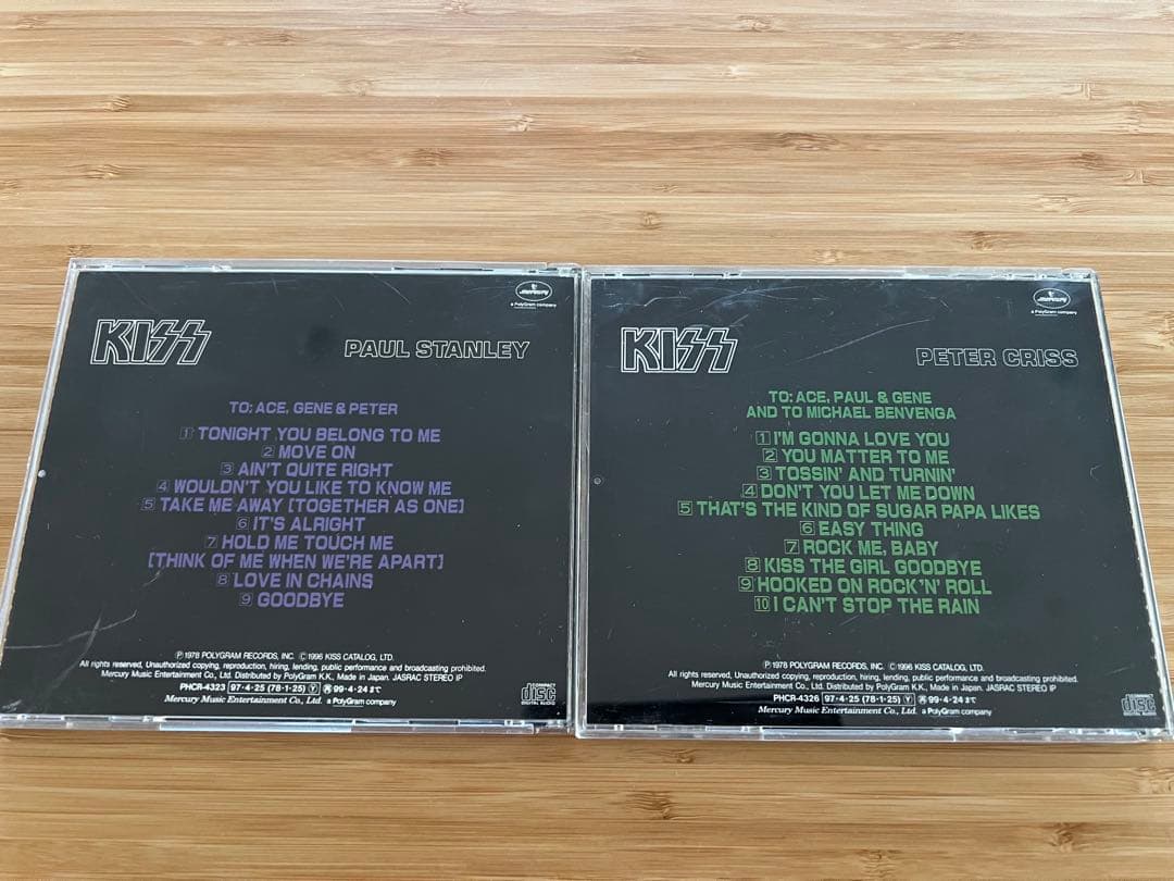 KISS /四人衆ソロアルバムとダブルプラチナム コンプリートvol.3