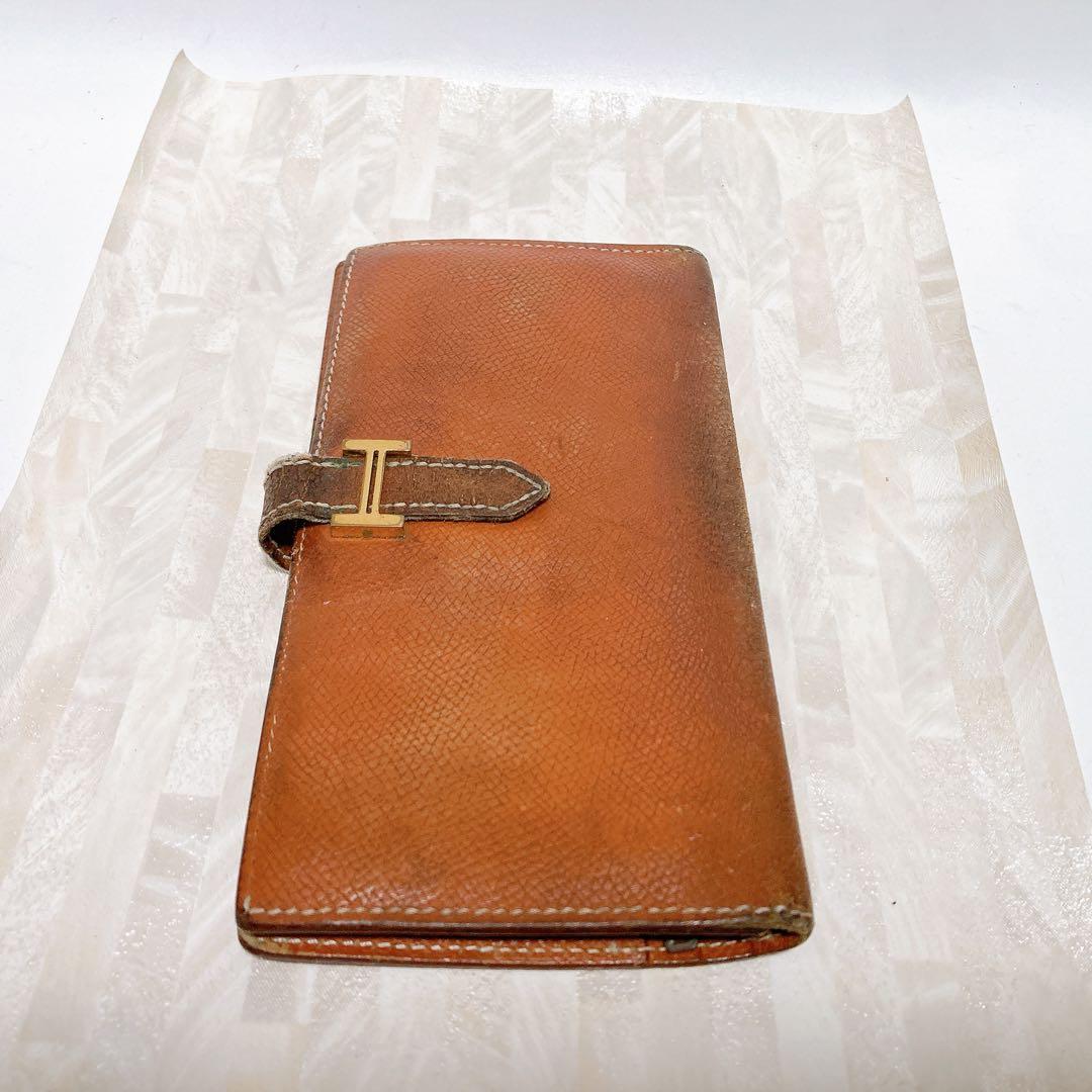 HERMES エルメス　べアンクラシック　折り財布　ブラウン　正規品　送料無料