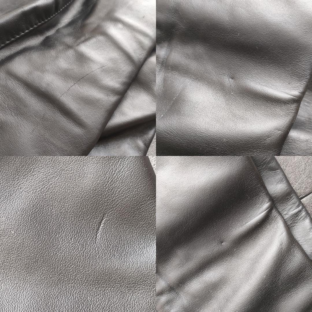 ショット Schott レザーパンツ USA製 30 黒 ブラック ライダー
