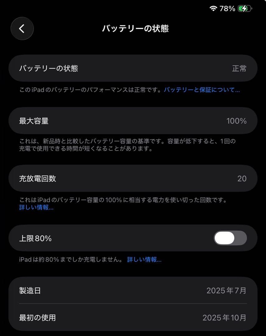 iPad Pro 11インチ (第6世代) M5チップ 256GB