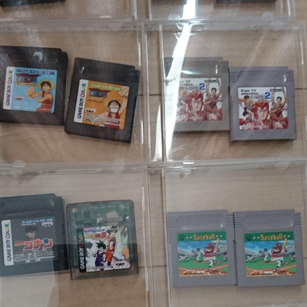 ゲームボーイカラー 二個　対戦ケーブル　ソフト　セット