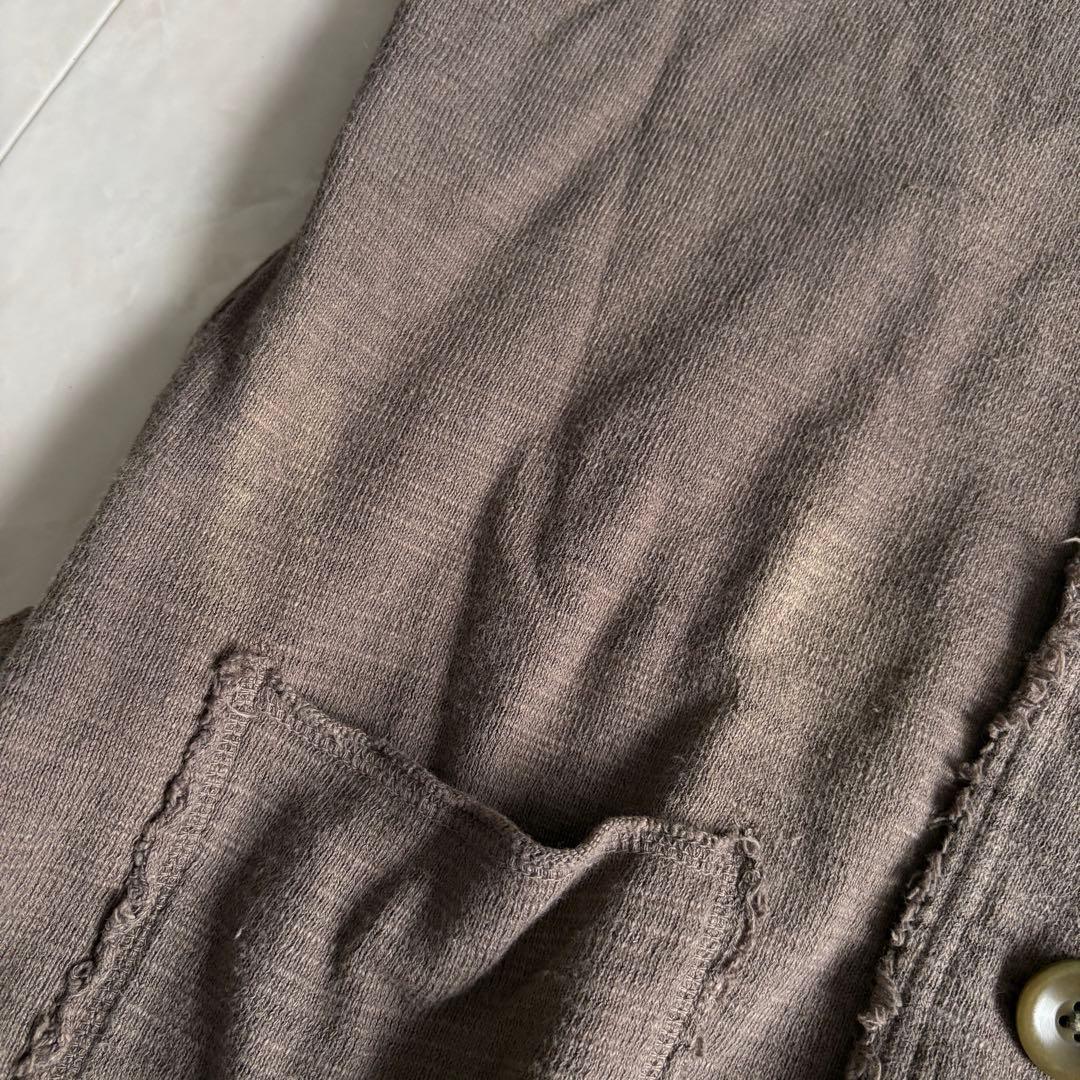 KAPITAL vintage ダメージベスト 茶系 2 日本製 レイヤード