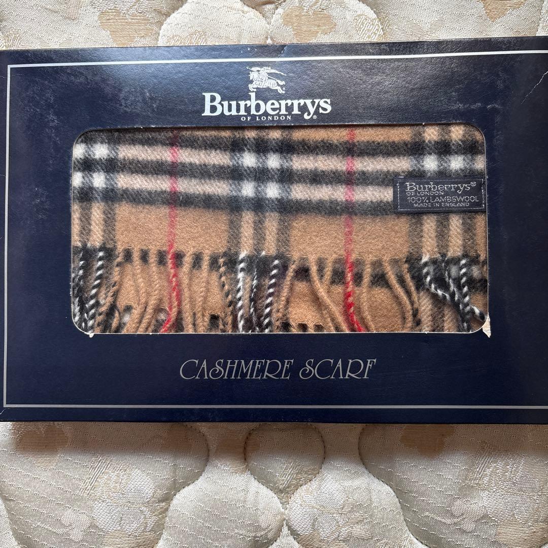 Burberrys（バーバリーズ）ウールマフラー　箱付き 新品未使用