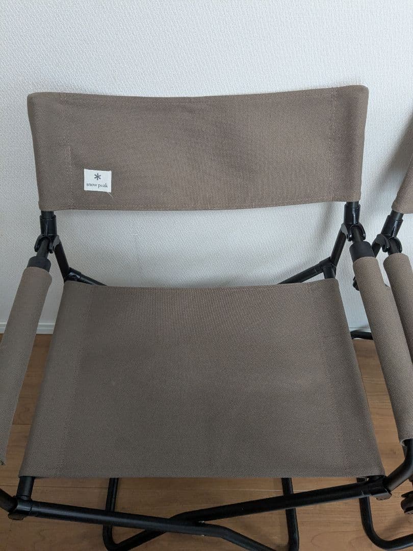 スノーピーク　FDチェアワイド　グレー　2脚セット　LV-077GY