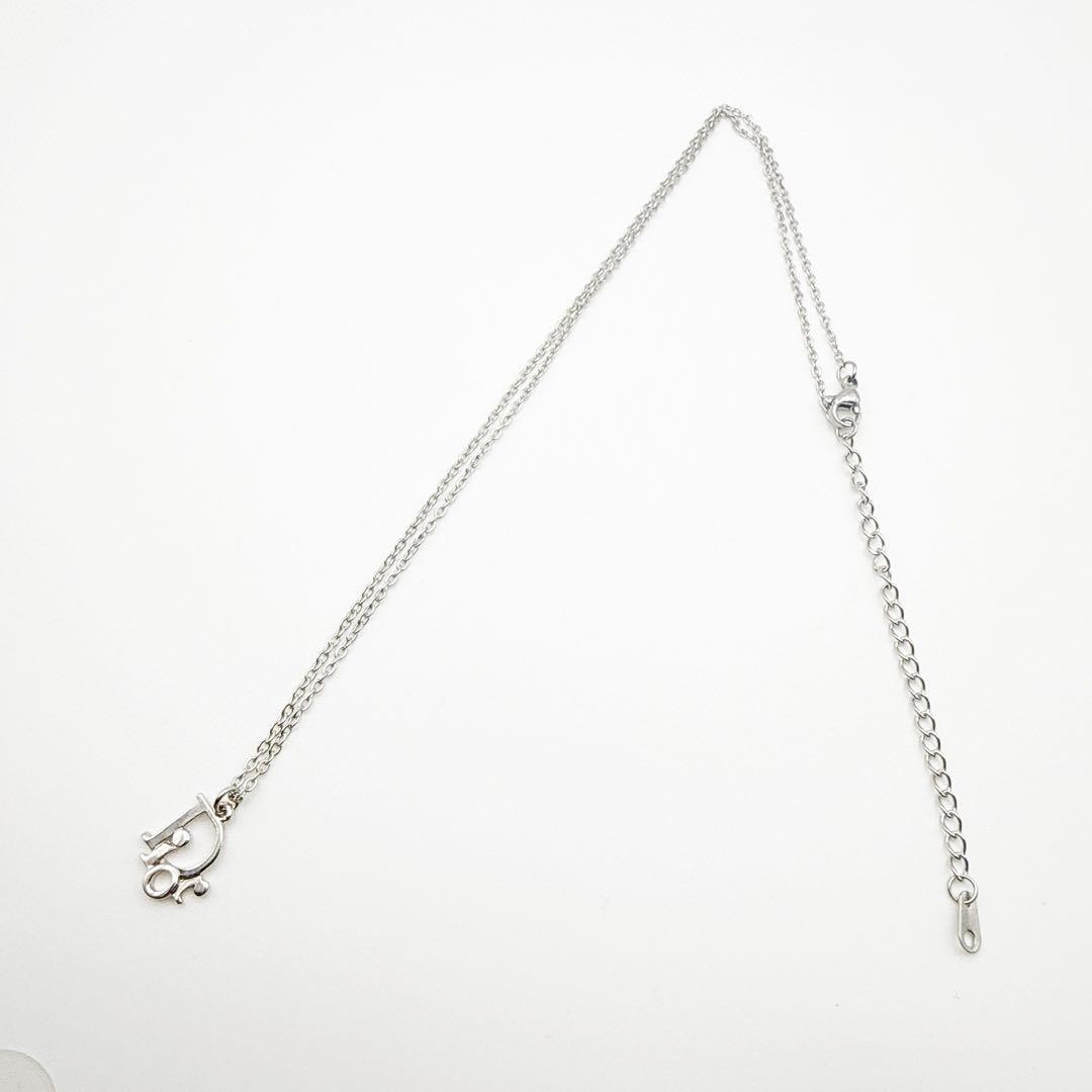 3046-2 極美品✨　Dior　ネックレス　CD ロゴ