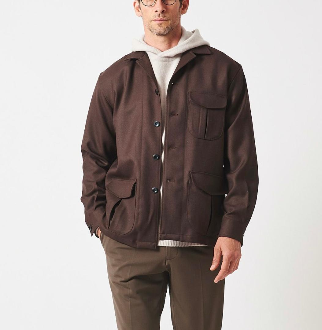 新品5.3万 23AW ジュンハシモト　シャツ ジャケット