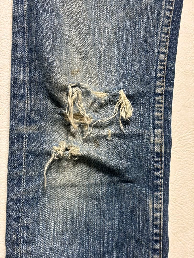 HYSTERIC GLAMOUR フレアデニム y2k ダメージ ローライズ