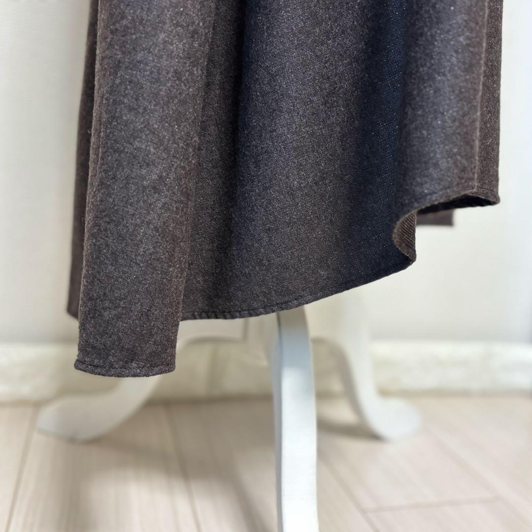 美品✨最高級 FABIANA FILIPPI メリノウール ラメスカート ロング