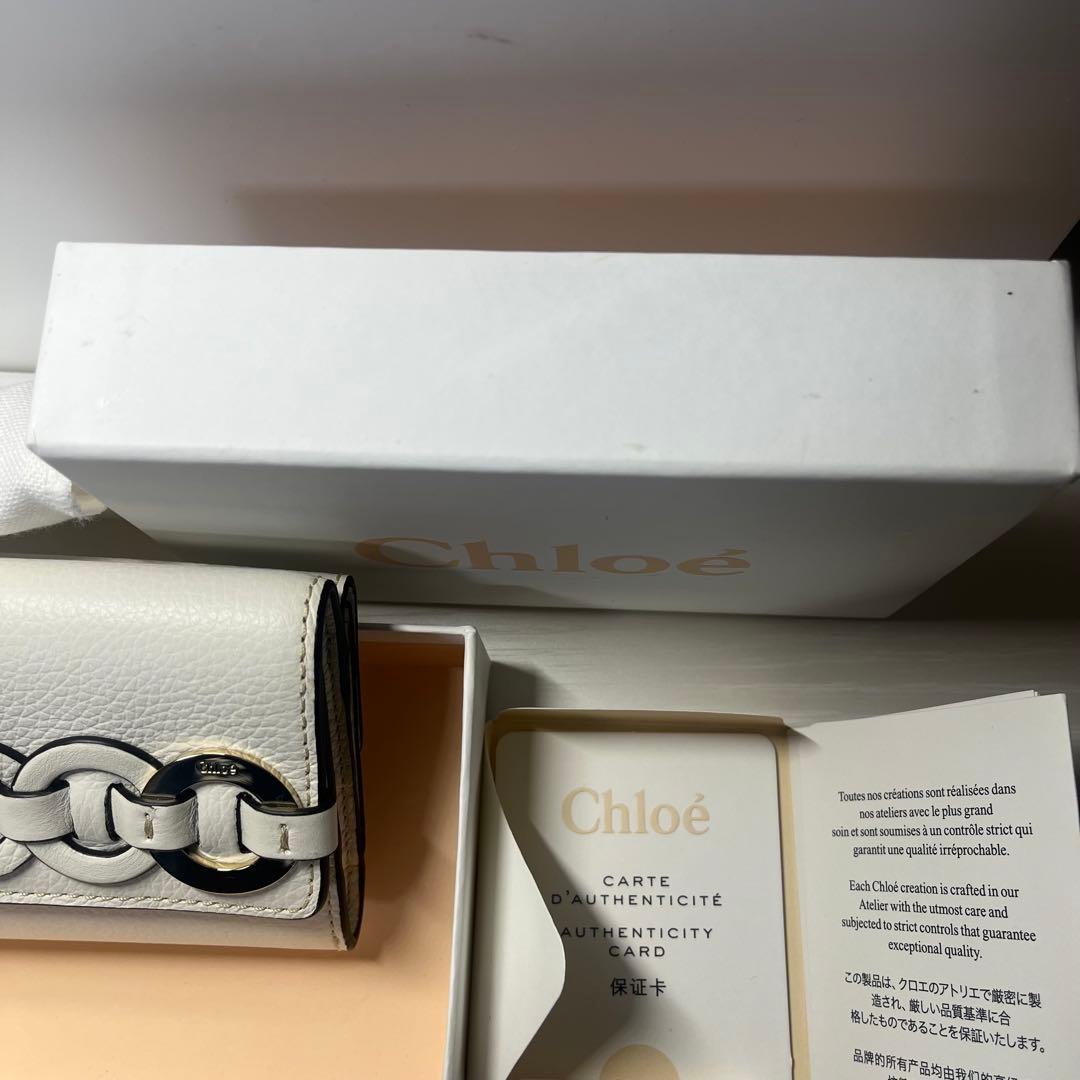 Chloé　ダリル　財布　ホワイト