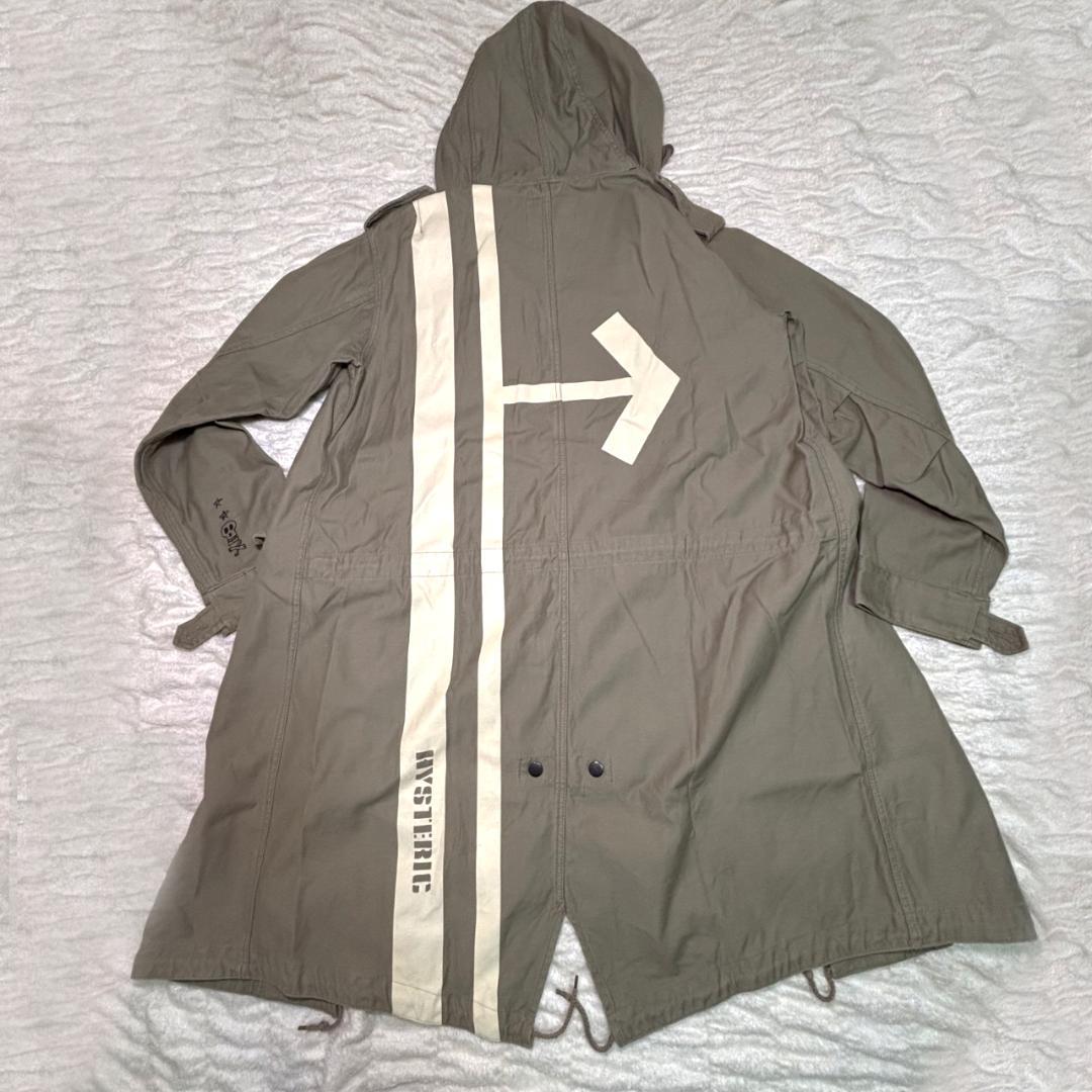 ヒステリックグラマー モッズコート ベージュ HYSTERIC GLAMOUR