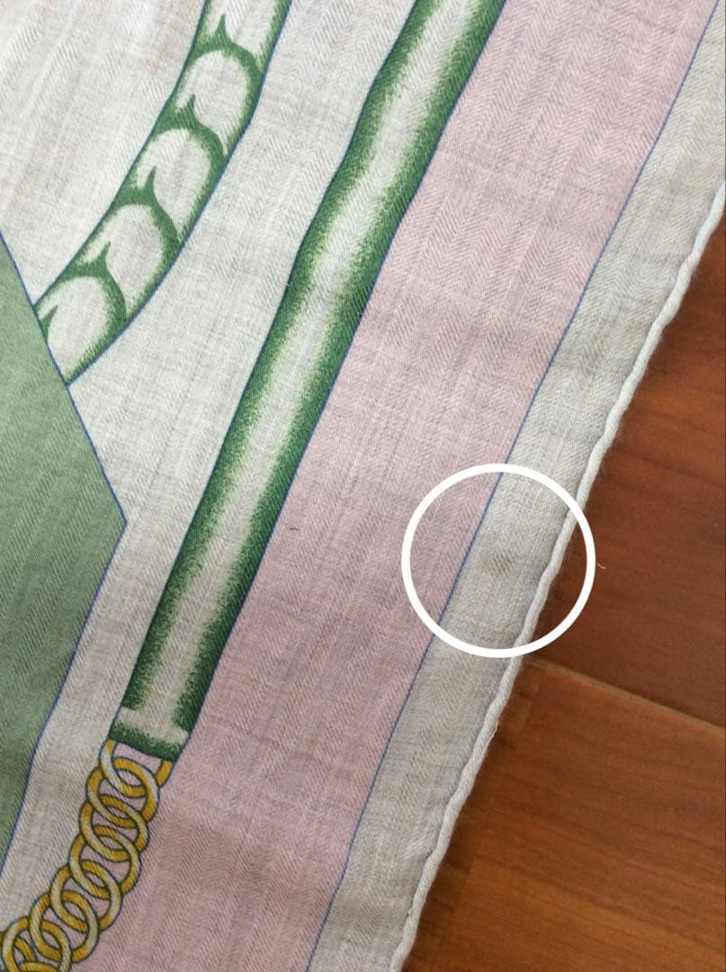 HERMES 大判カシミアストール