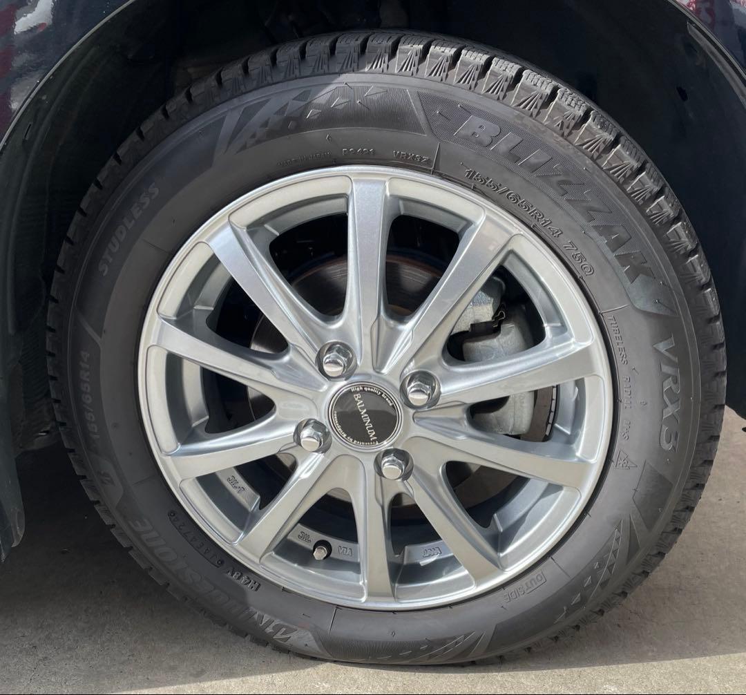155/65R14 Nボックス　スタッドレスタイヤ　2024年製　4個セット