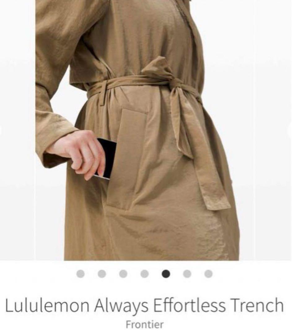ルルレモン トレンチコート レインコート lululemon Trench M