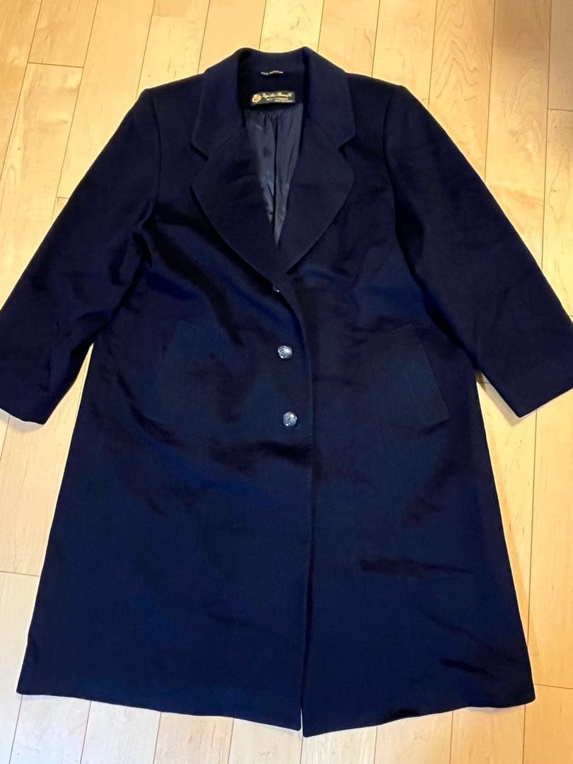 Loro Piana ロロピアーナ カシミヤ100% チェスターコート　濃紺