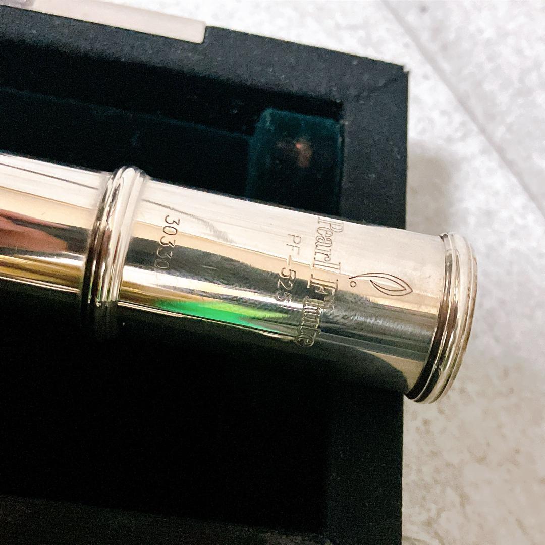pearl flute フルート PF-525 リップ銀製 Eメカ C足部管
