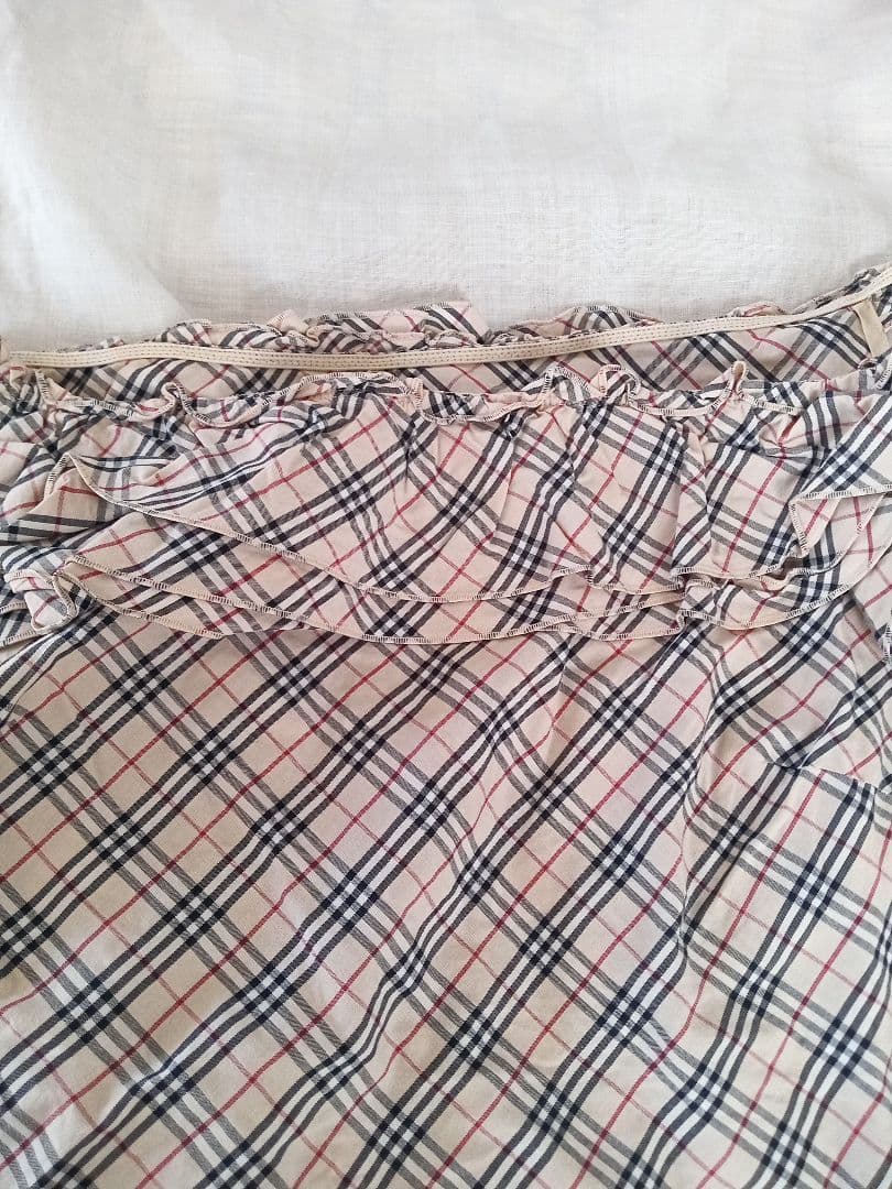 美品　BURBERRY　38 キャミソール　ノバチェック　ベージュ　三陽商会
