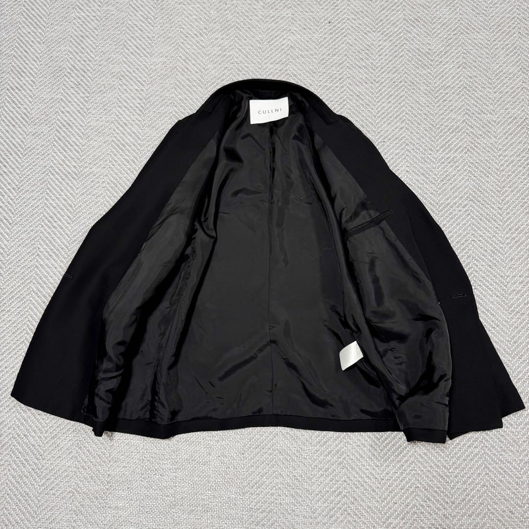 美品 クルニ Welt Pocket テーラードジャケット ブラック 1
