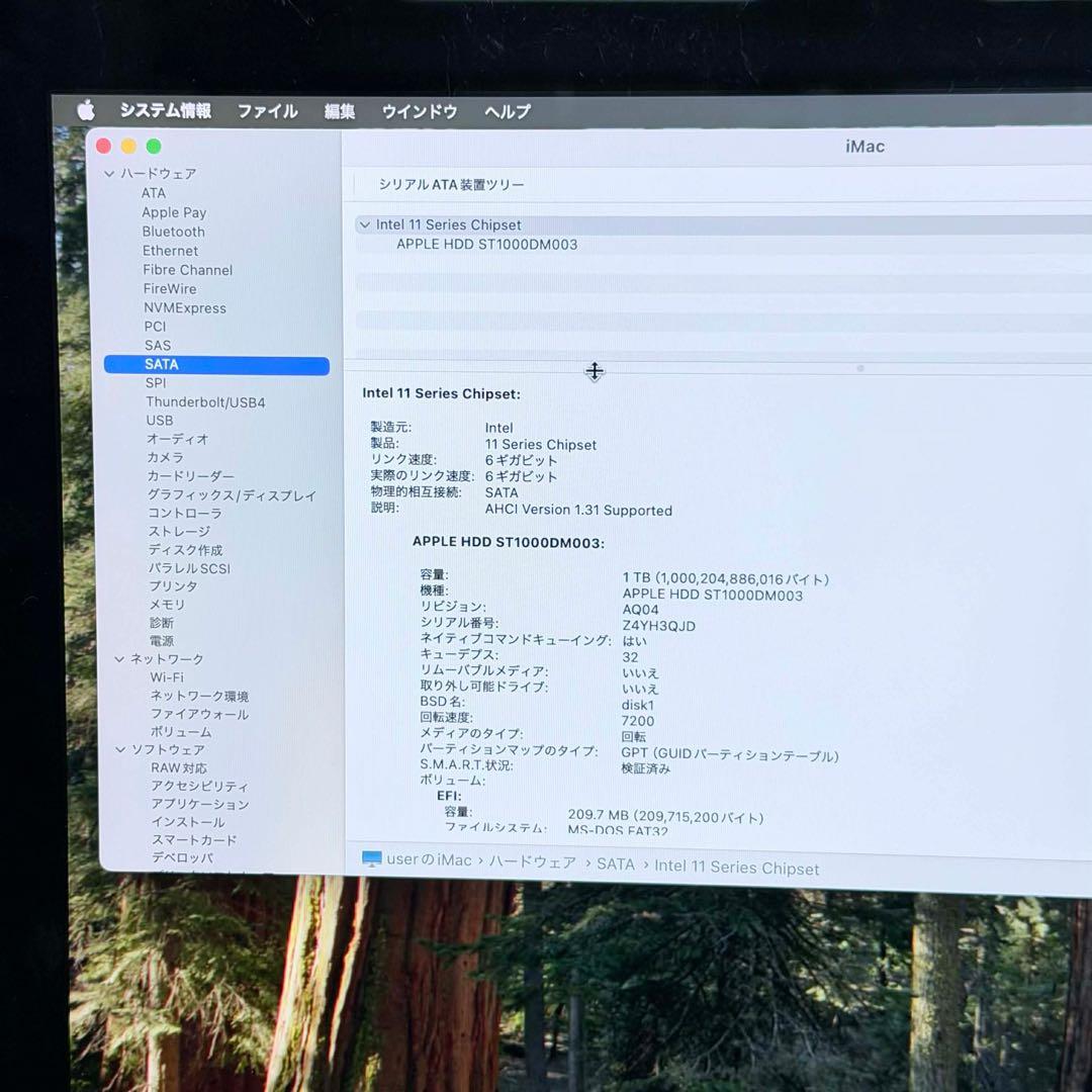 【良品】iMac 5K 27インチ 2019 / i5 / 8GB/1TB