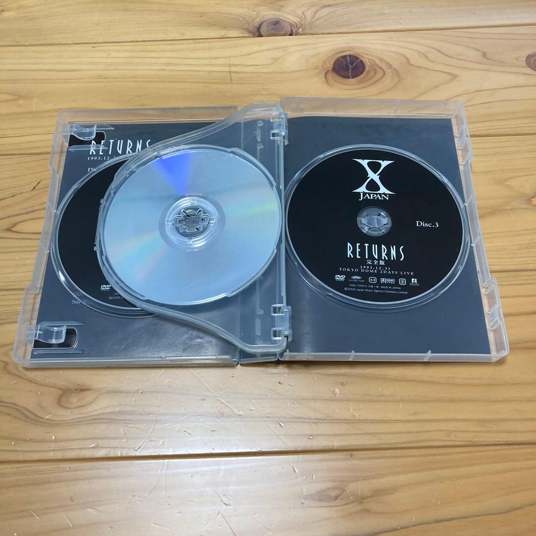 X JAPAN RETURNS 完全版 初回限定生産 DVD-BOX 7枚組