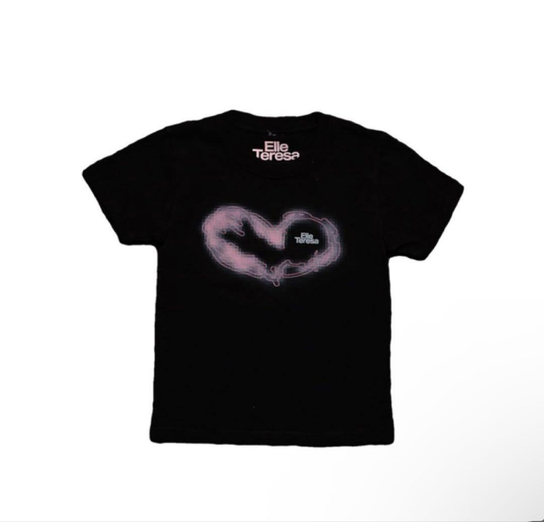 値下げ elleteresa 着用 heart Tシャツ Sサイズ エルテレサ
