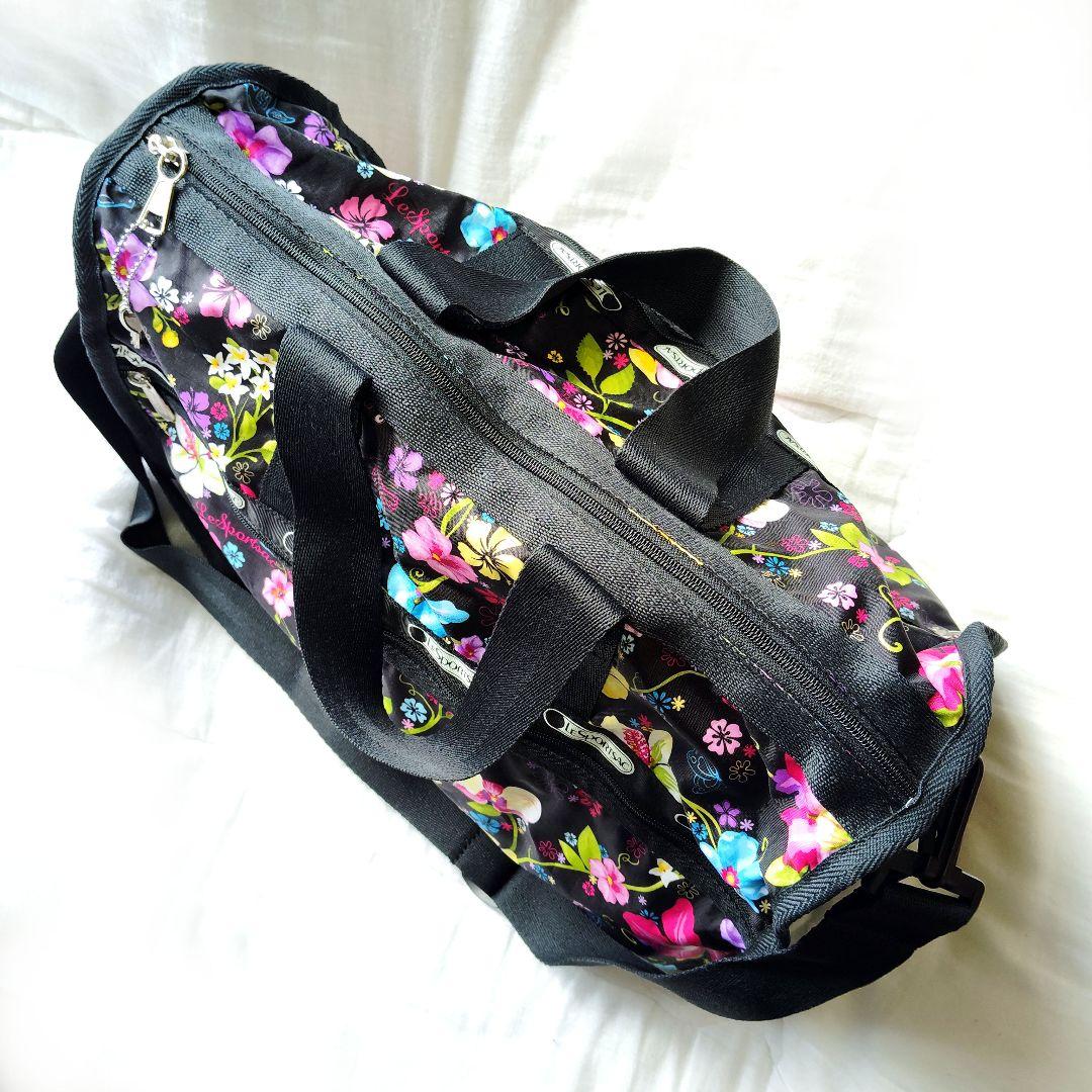 ハワイ限定⭐ レスポートサック ボストン ショルダー 2way 鍵 花