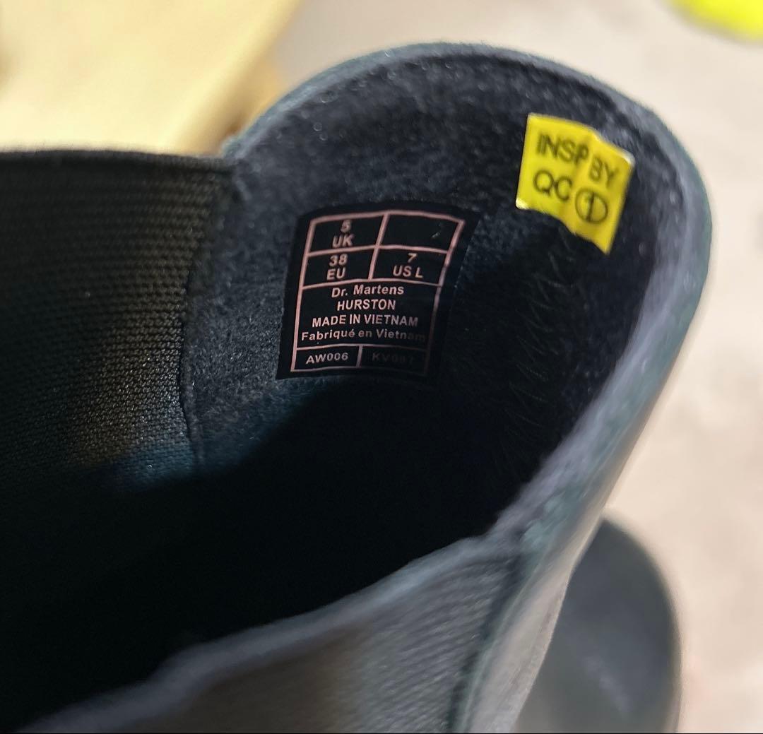 専用Dr.Martens　HURSTON　サイドゴアブーツ　ブラック　UK5