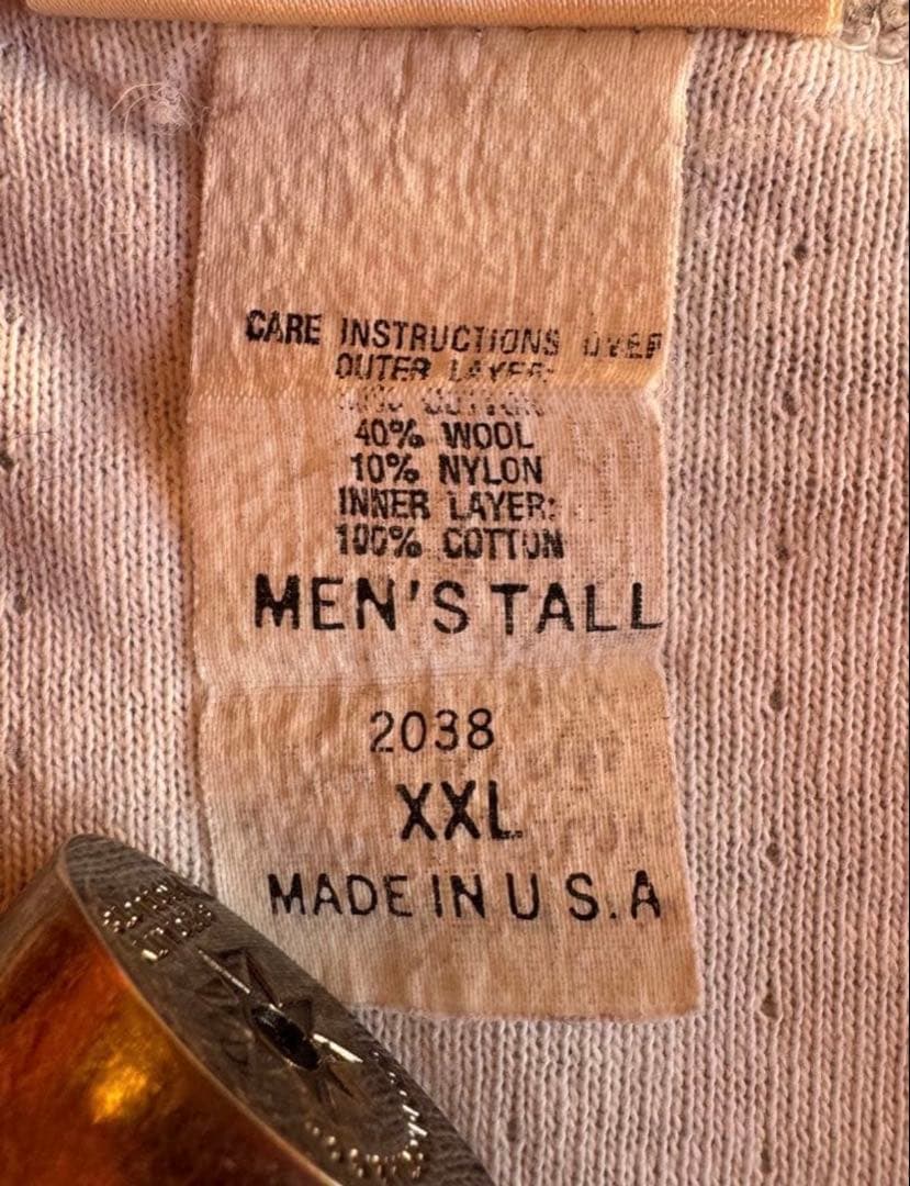 T*）様 【 usa製 】 L.L.Bean ヘンリーネックロンT 90s XL